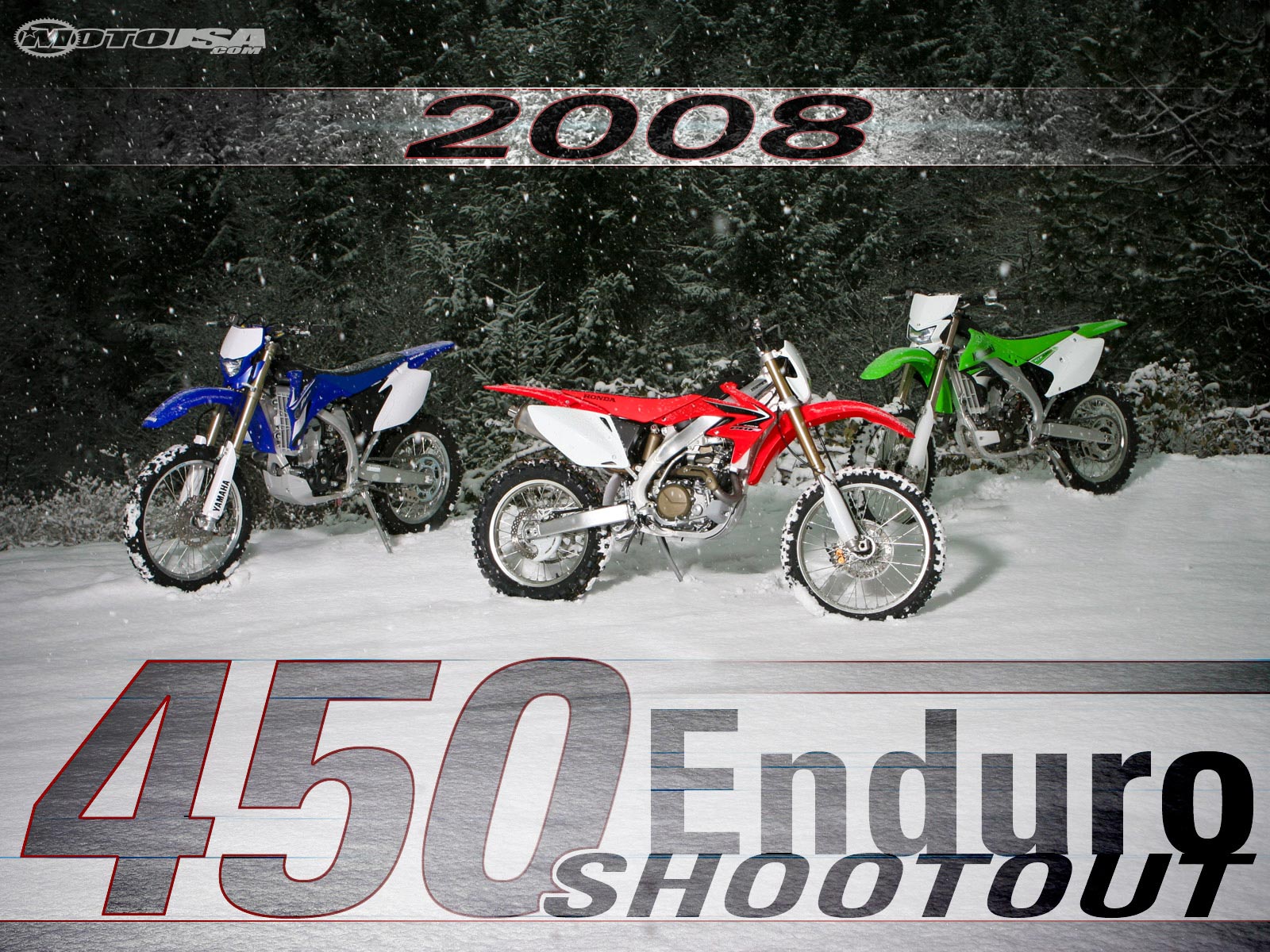 2008款川崎KLX450R摩托车图片1