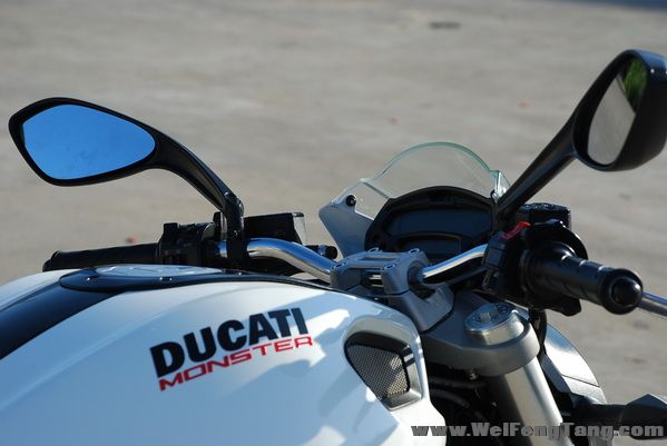 **靓货抢滩碣石**10年 DUCATI 街头白色小霸王 Monster 696 带ABS 图片 2