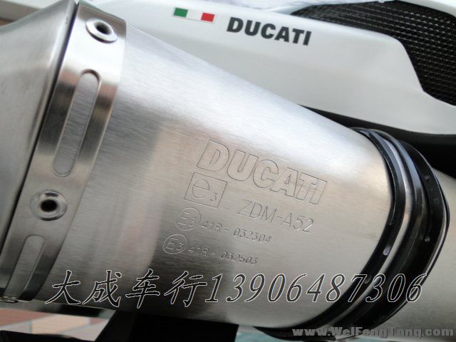 全新2012年意大利杜卡迪超级跑车DUCATI 848 EVO 白色 848图片 3