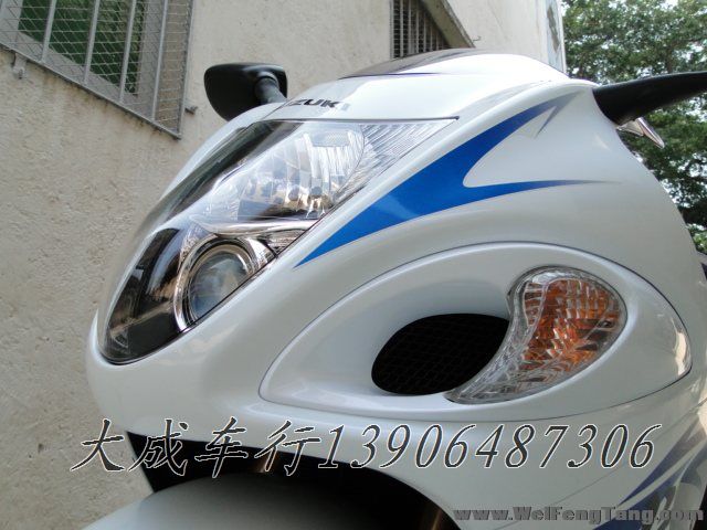 【二手铃木跑车】09年铃木变款超级跑车白色GSX1300R“隼”Hayabusa Hayabusa图片 1