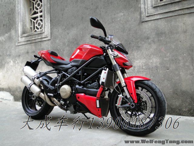 【二手杜卡迪街车】09年杜卡迪暴力街车红色Ducati StreetFighter 1100 街霸 Monster 1100图片 3