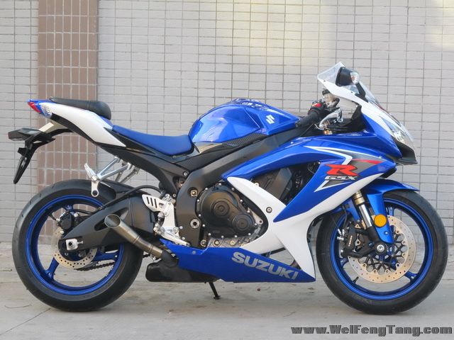 2008款 铃木GSX-R600 小R K8 蓝白色 图片 0