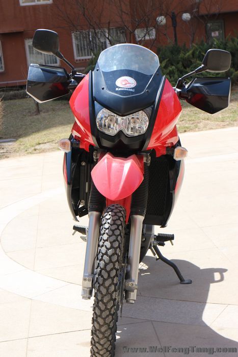 出售2009款红色川崎KLR650越野摩托车 图片 0